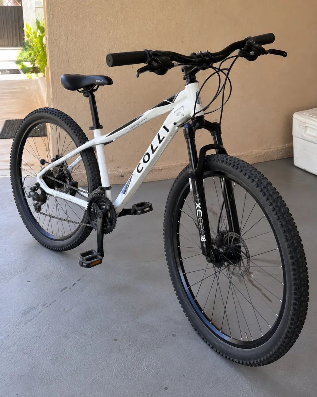 Bicicleta Colli Aro 29 Branca - Suspensão + Freio a Disco - Foto 2
