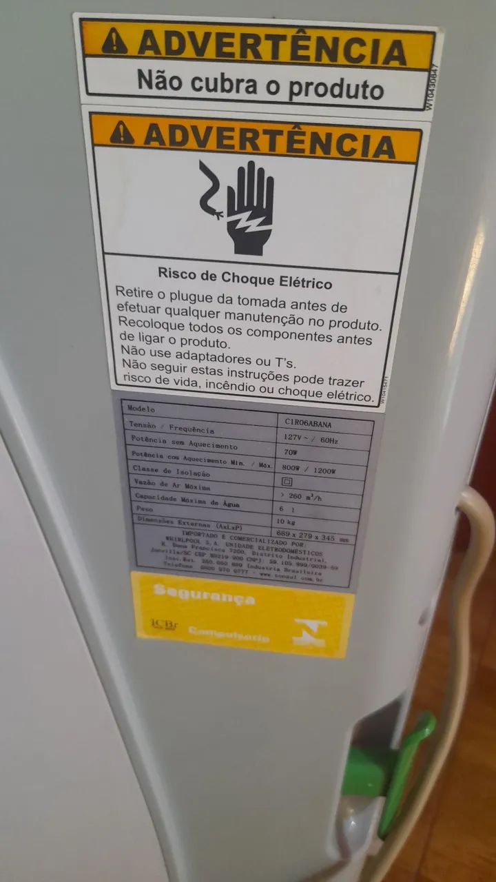 Climatizador consul com mal contato  - Foto 3