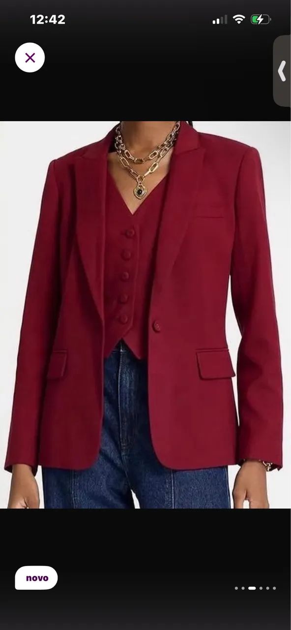 Blaser lê lis blanc vermelho 