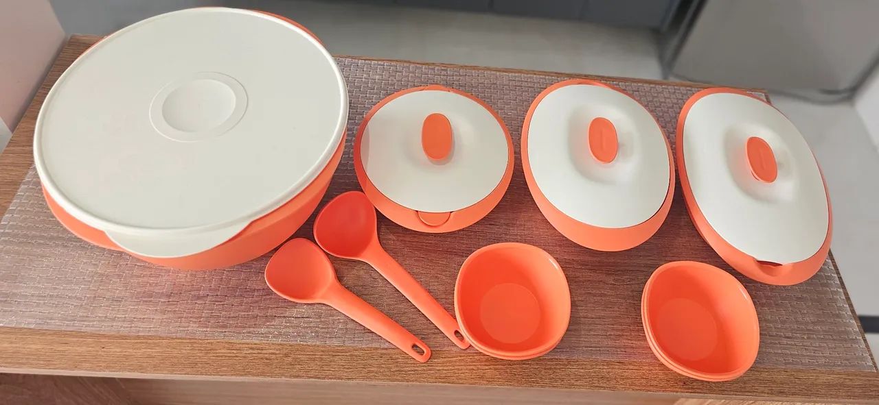 KIT TUPPERWARE ORIGINAL 10L - NUNCA USADO - OPORTUNIDADE!