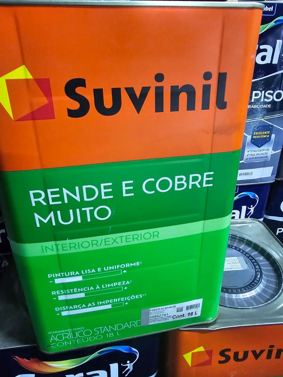 Suvinil cinza elefante areia e  piso preto 299,99 cada  - Foto 2
