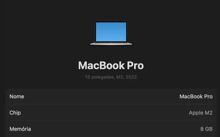 MACBOOK PRO 13'' M2 - 2022- 256GB SSD - PRATA - TOUCHBAR - Foto 5