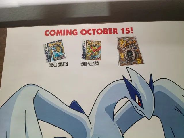 Material de divulgação POKÉMON GOLD & SILVER original - Foto 4