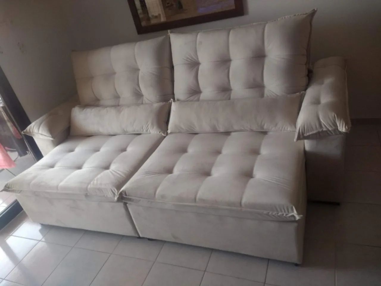 Sofá Larissa PILLOW retrátil  - Foto 2