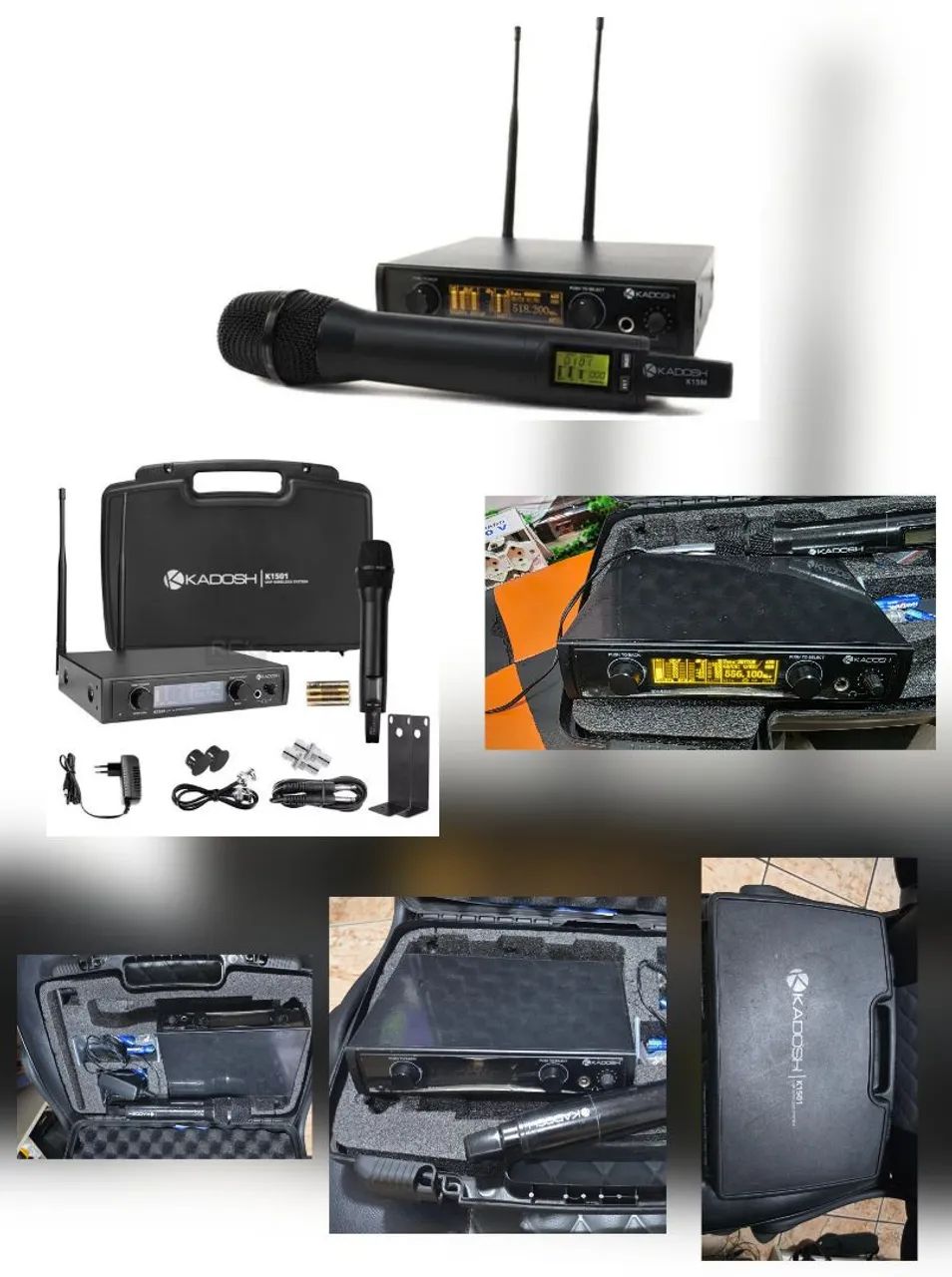 Microfone  kadohs  1501 no case troco por sx600 pago volta - Foto 5