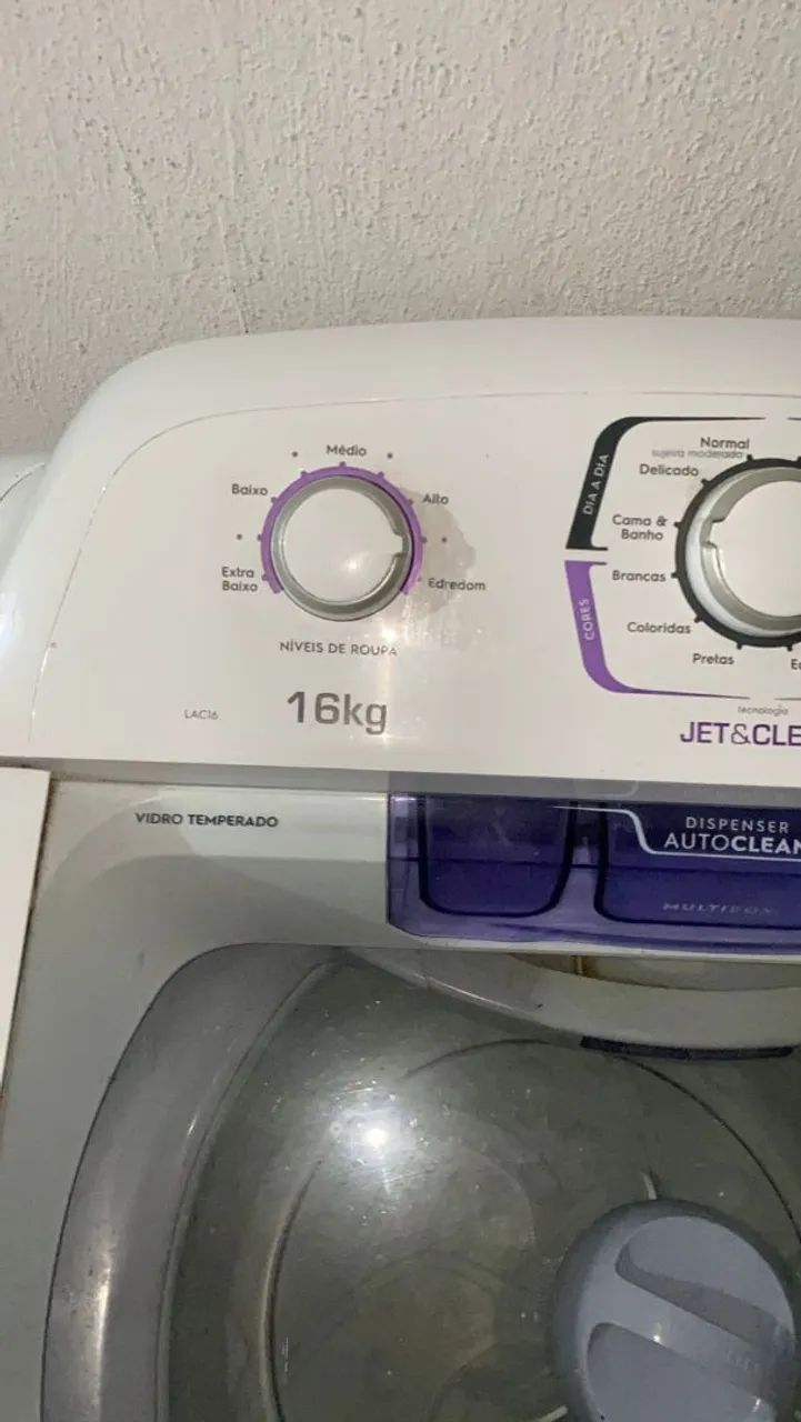 MÁQUINA DE LAVAR ELETROLUX 16 KILOS (JET & CLEAN) SILENT CONTROL - Foto 5