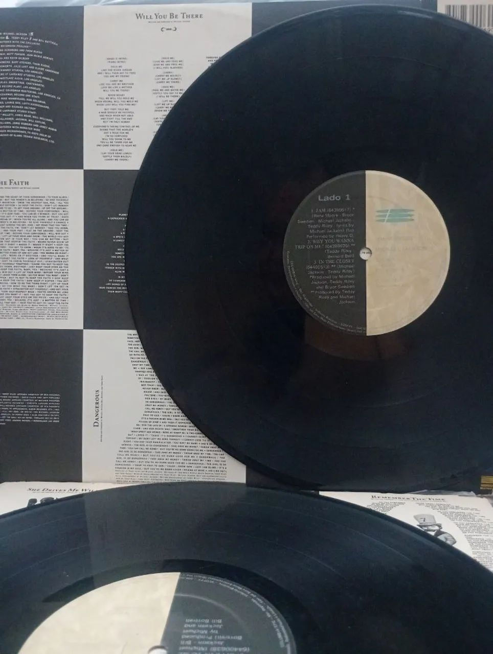 DISCO DE VINIL, MICHAEL JACKSON" DANGEROUS"  1991 , - Foto 4