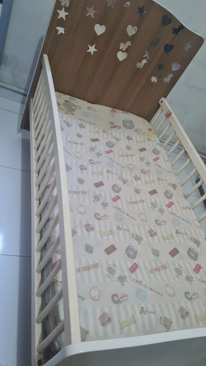 BERÇO E COLCHÃO INFANTIL  - Foto 3