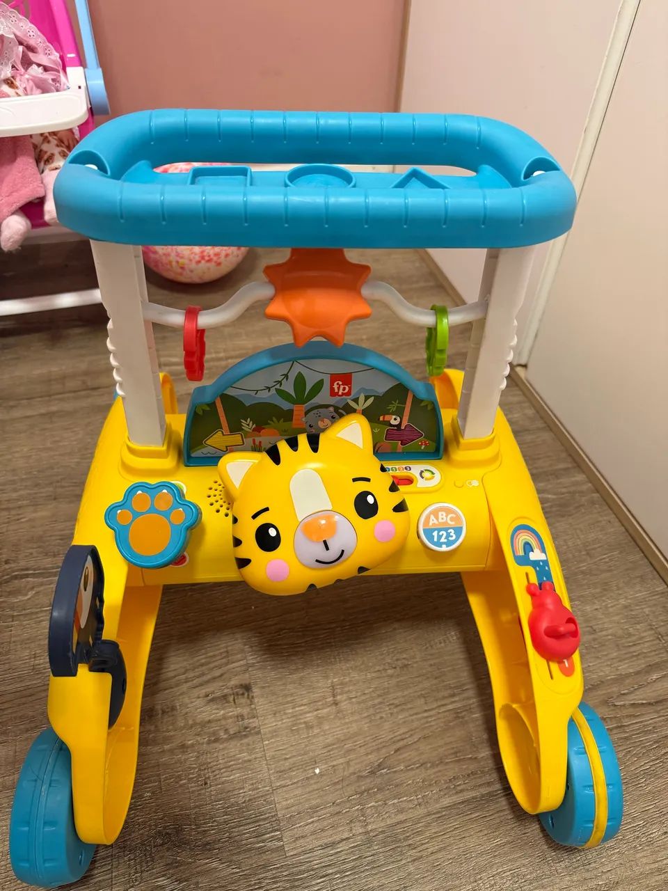  Fisher-Price Andador para Bebês de Dois Lados Primeiros Passos - Foto 2