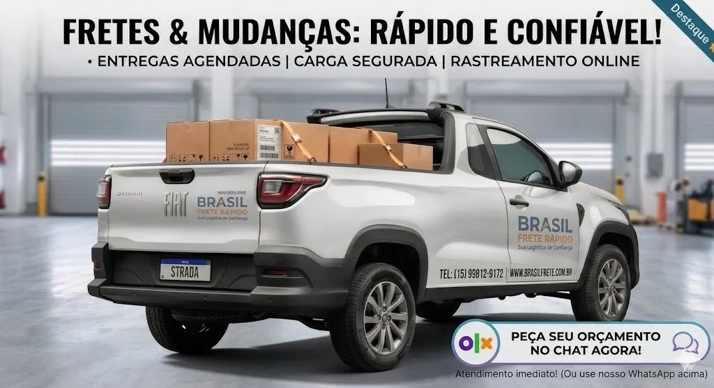 Fretes e Pequenas Mudanças | Rapido, Seguro e Profissional