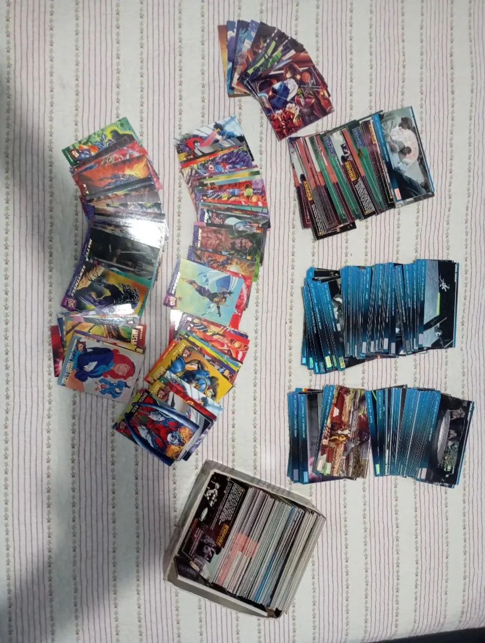 Cards do Star Wars e do X-Men 