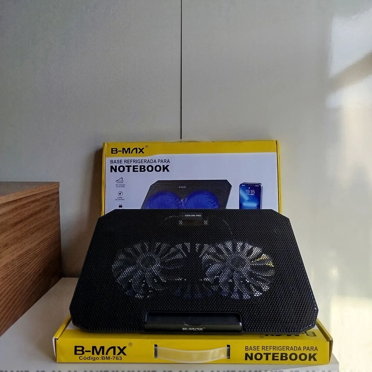 Suporte para notebook com ventilador  - Foto 2
