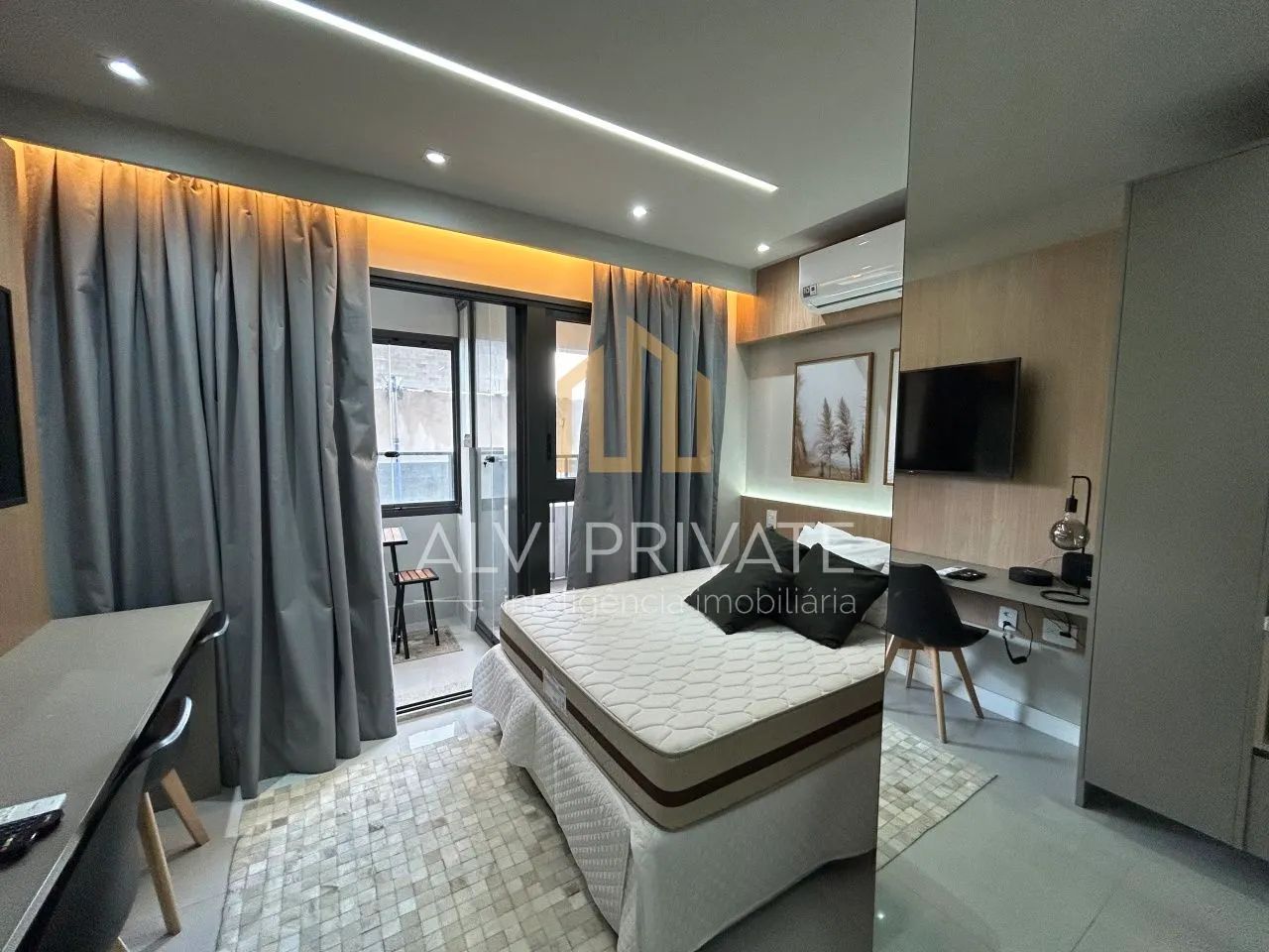 Studio Mobiliado para Locação em Perdizes | 25 m² | Varanda | Pronto para Morar - Foto 2