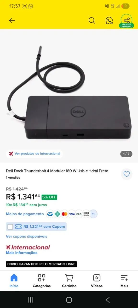 dell thunderbolt dock wd22tb4 - Foto 5