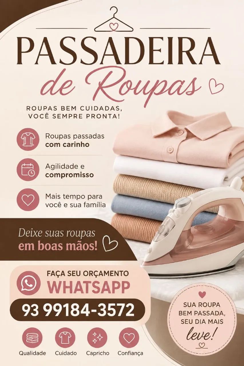 Passadeira de roupas 