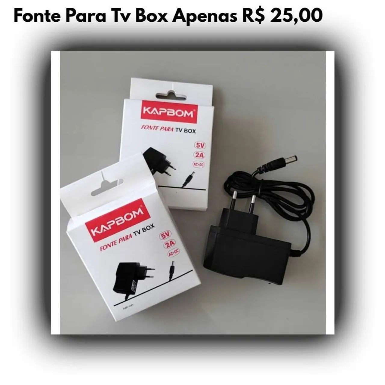 Fonte para tv box 
