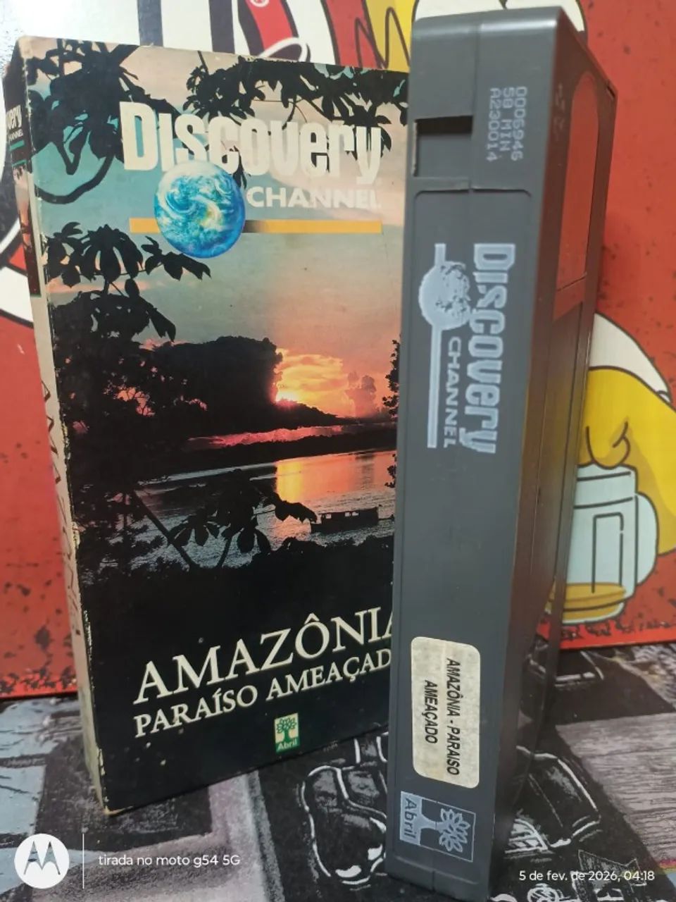 FITA VHS DISCOVERY CHANNEL AMAZÔNIA PARAÍSO AMEAÇADO - DVD, Blu