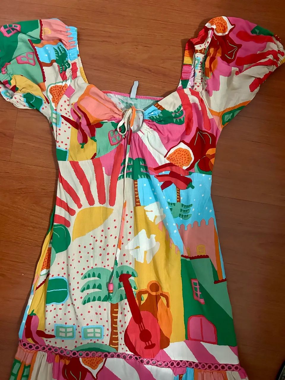Vestido longo estilo farm M
