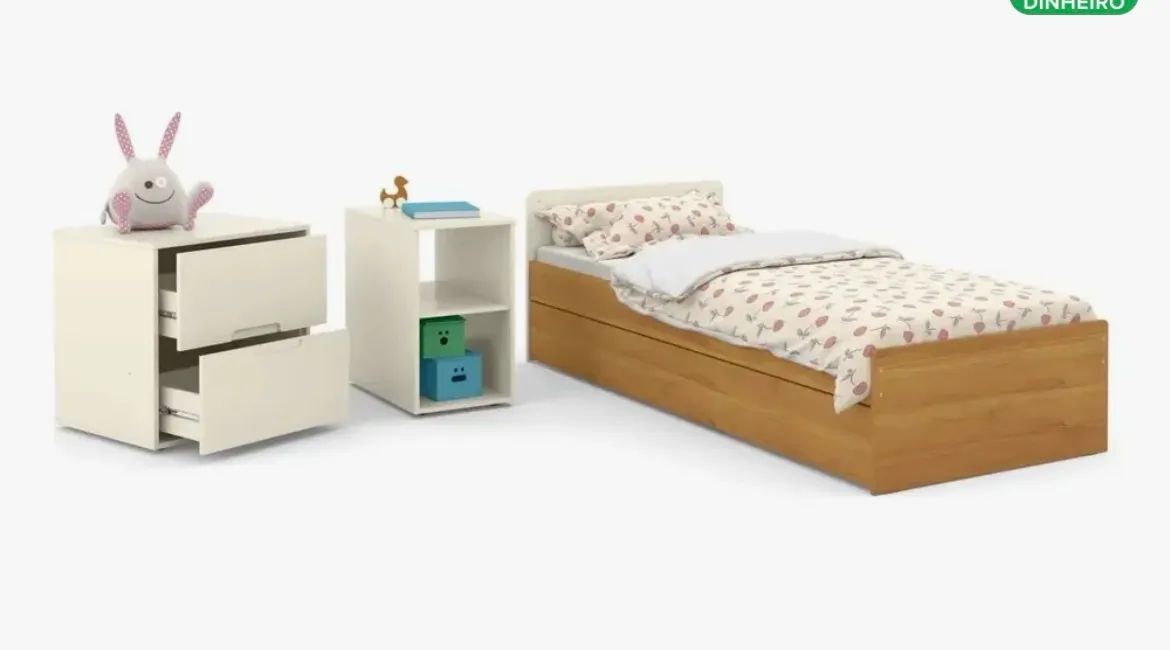 Cama com trocador  - Foto 3