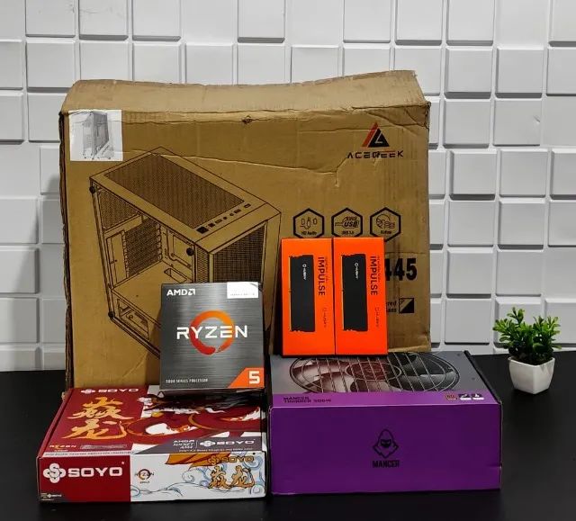 PC Gamer (Novo) Ryzen 5 5600GT, 16 GB RAM, Placa de video VEGA 7, SSD Kingston - Até 12x - Foto 5