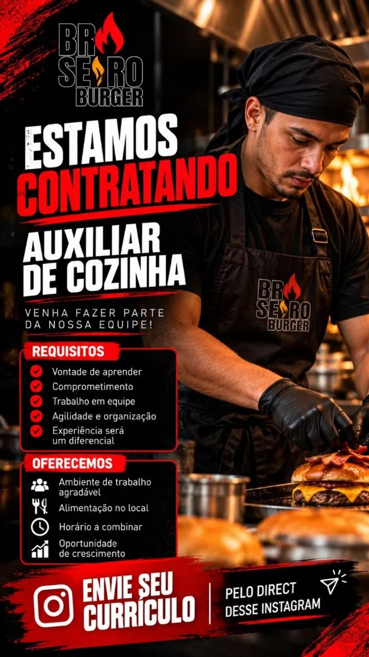 Auxiliar de Cozinha