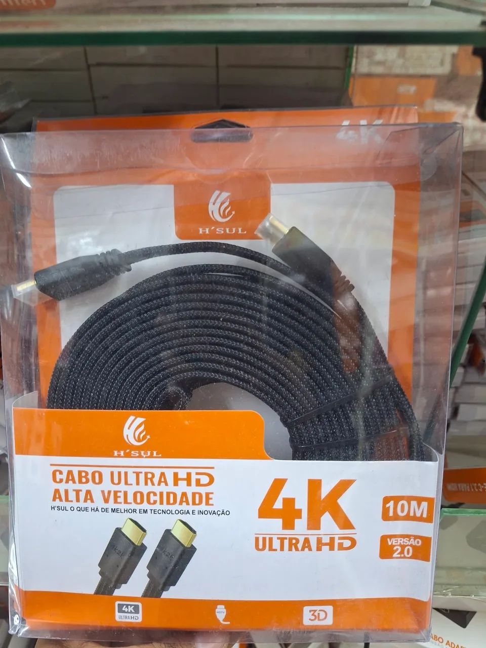 Cabo Hdmi Flat 10metros 2.0