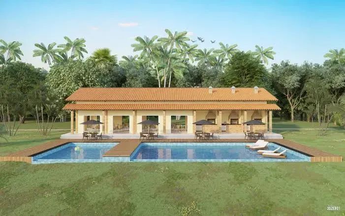Chácara personalizada com 3 dormitórios e piscina - Foto 5