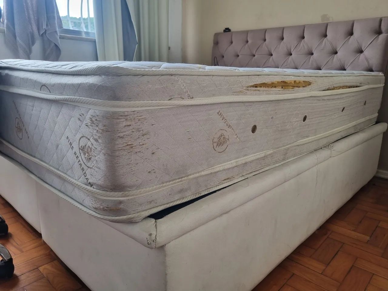Cama baú e colchão Queen - Foto 3