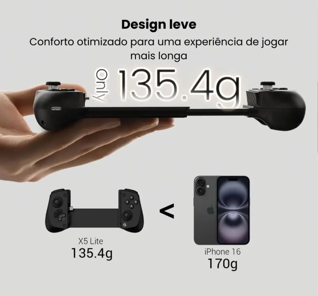 Controle Gamepad GameSir X5 Lite USB-C Android / Iphone/ Mobile - Foto 4