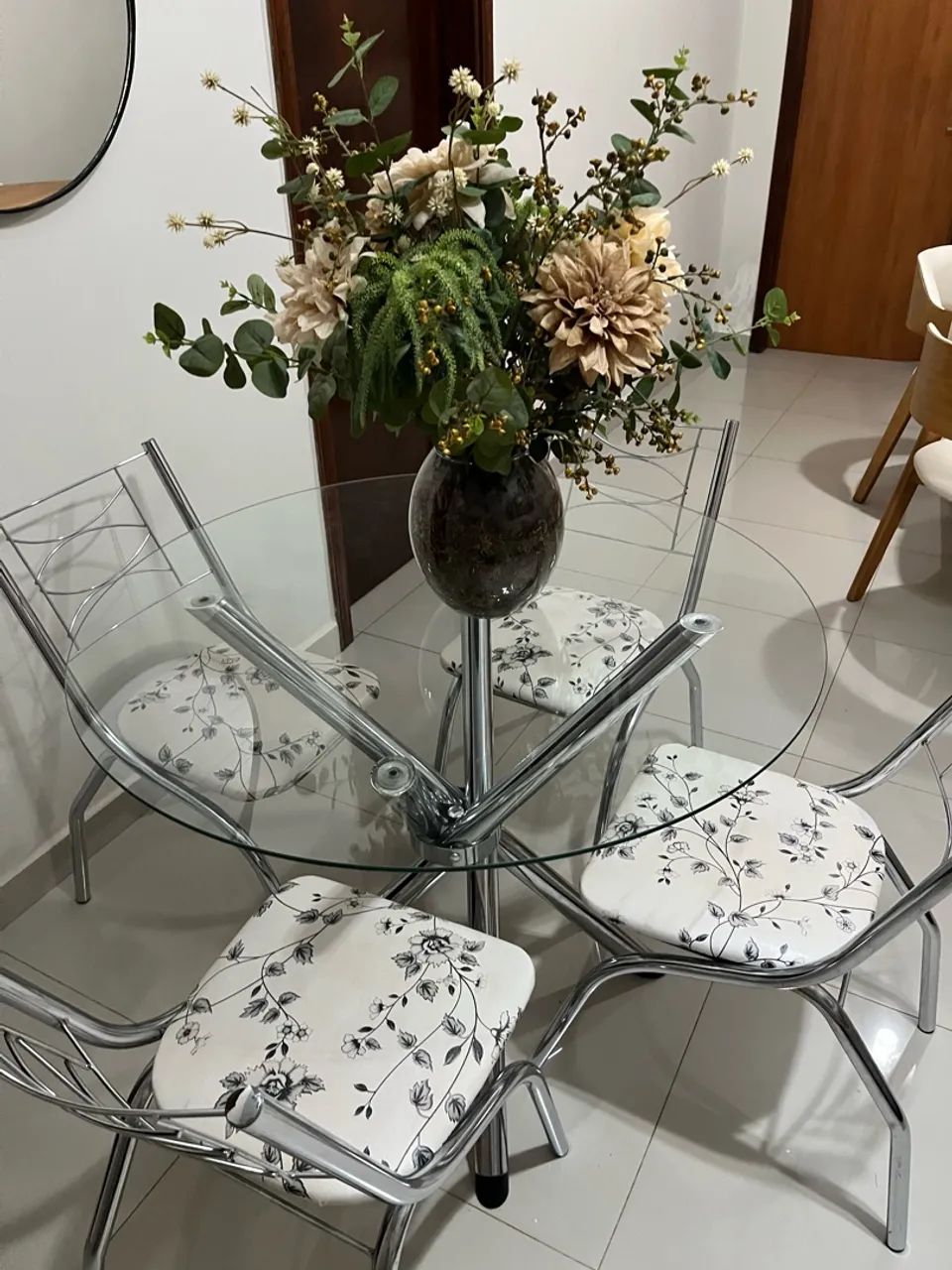 Mesa de jantar cromada  - Foto 2