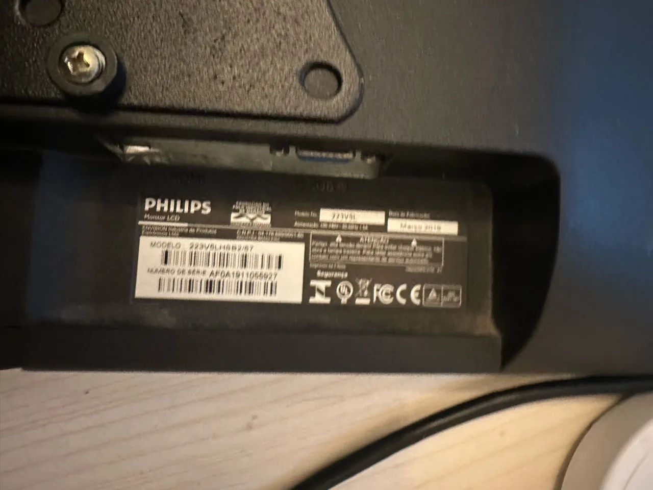 Monitor philips 223v5lhsb2/57 - Foto 3
