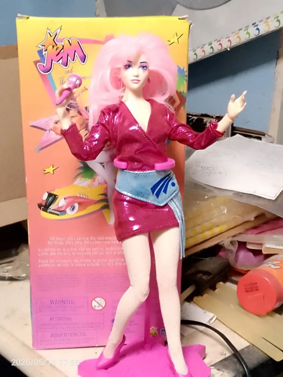 Boneca importada dos EUA Jeam and the Holograms Edição 40 anos - Foto 3