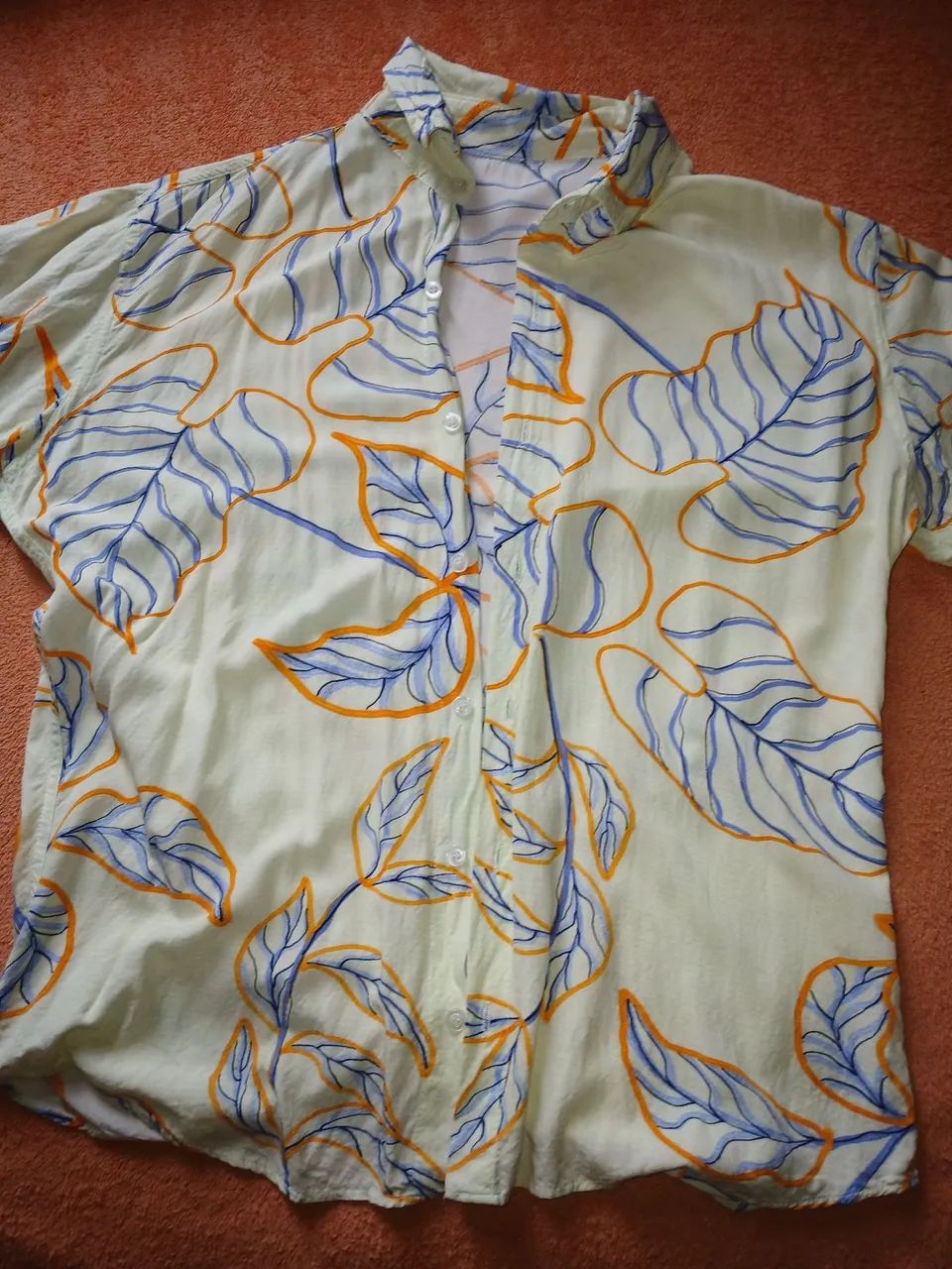 Camisa estampada pequeno estilo havaiano - Foto 3