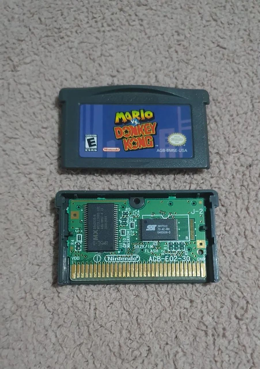 Mario Vs Donkey Kong GBA Game Boy Advance - ORIGINAL