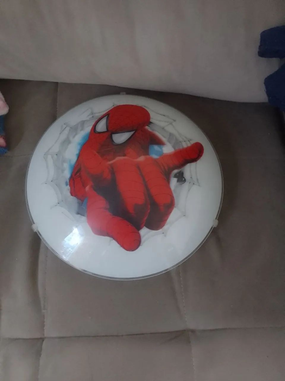 Luminária de teto homem aranha  - Foto 4