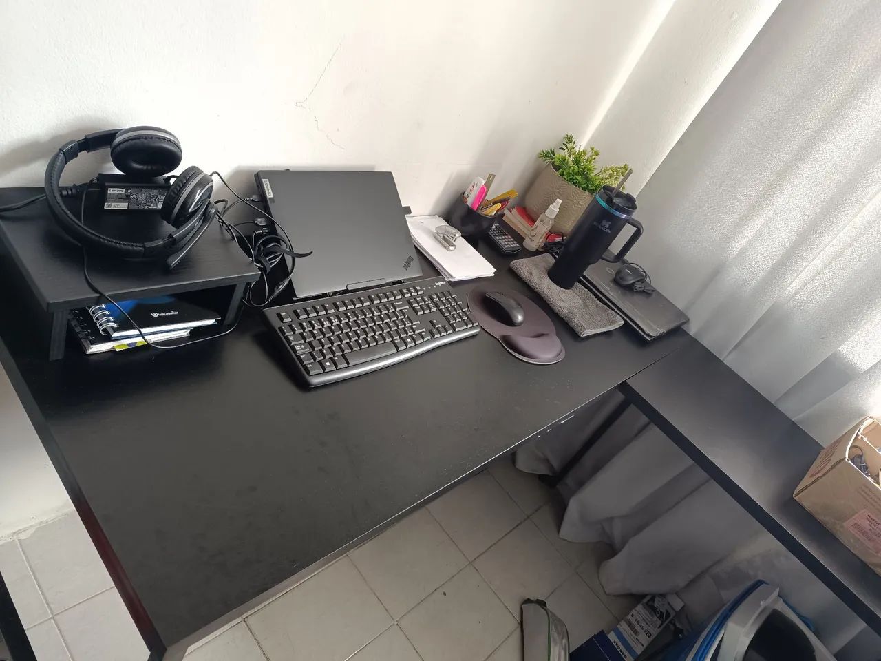 Mesa de Escritório em L em MDF  - Foto 2