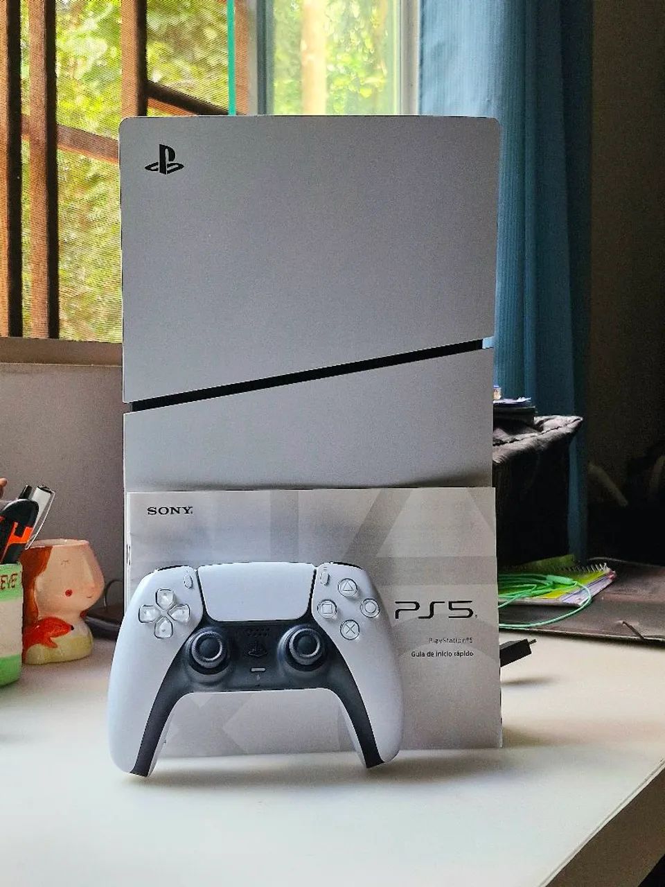 PlayStation 5 Slim Mídia Digital 1TB (Pouco tempo de uso) - Foto 2