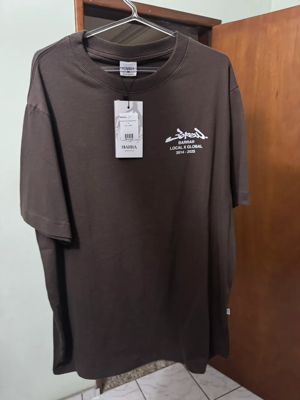 Camiseta Barra Crew Assinatura Remix Preta - Oak Peak - Roupas