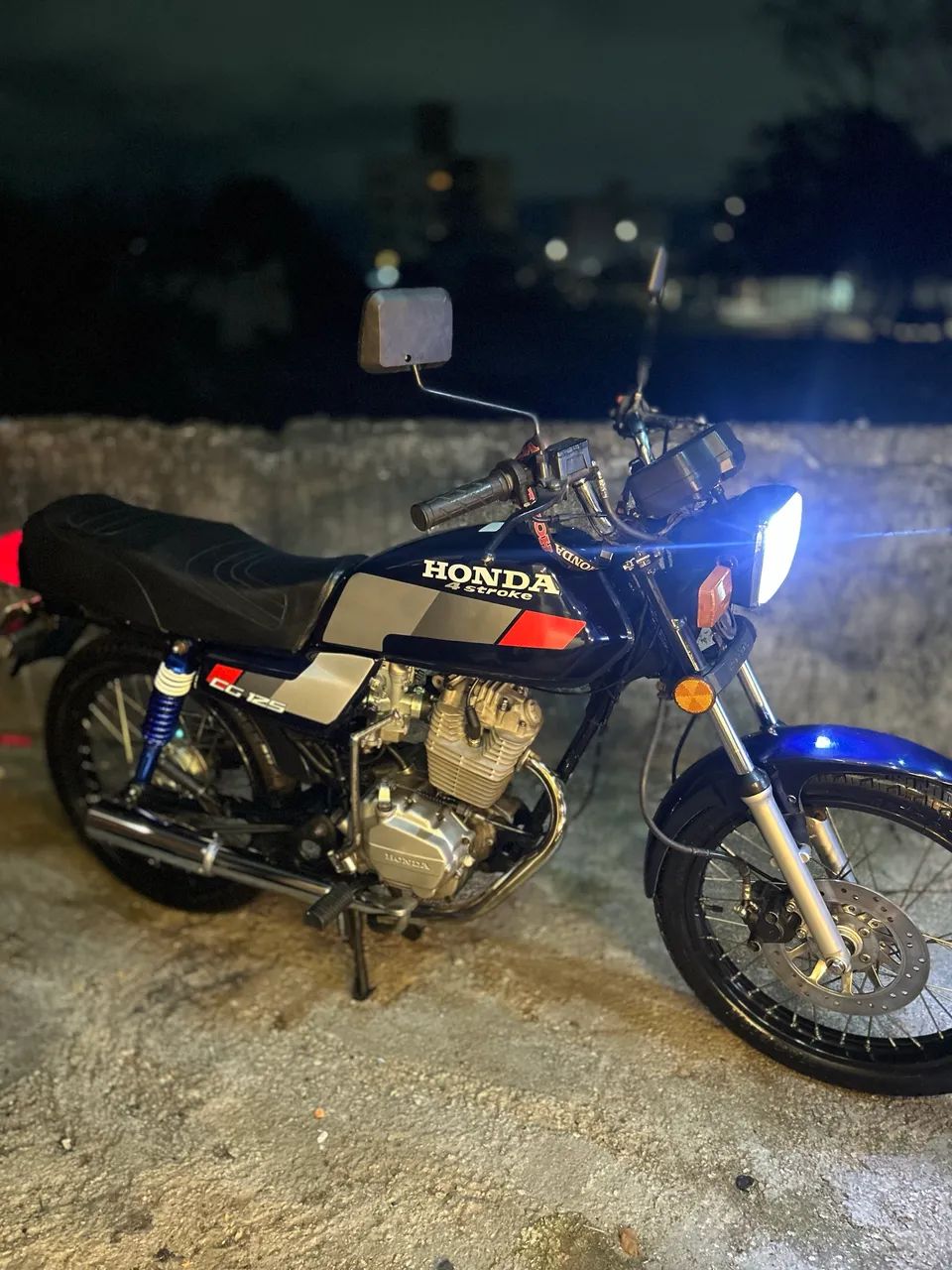 Vendo cg 125 ano 87 azul  - Foto 4