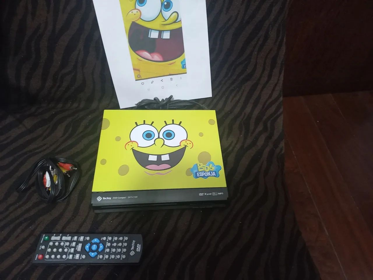 Dvd Tectoy C100 com Bob Esponja. Completo e conservado.  - Foto 2