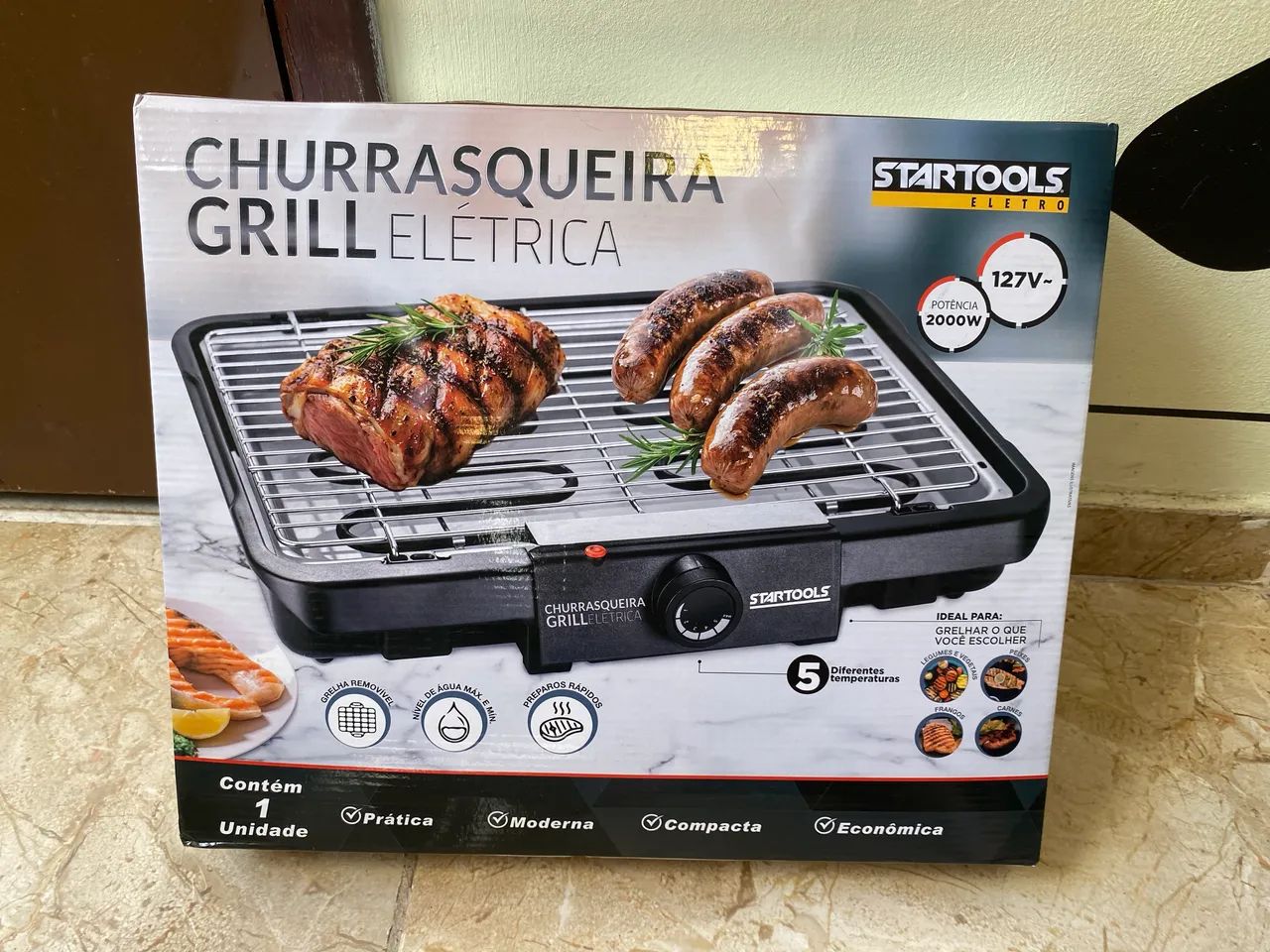 Churrasqueira elétrica 