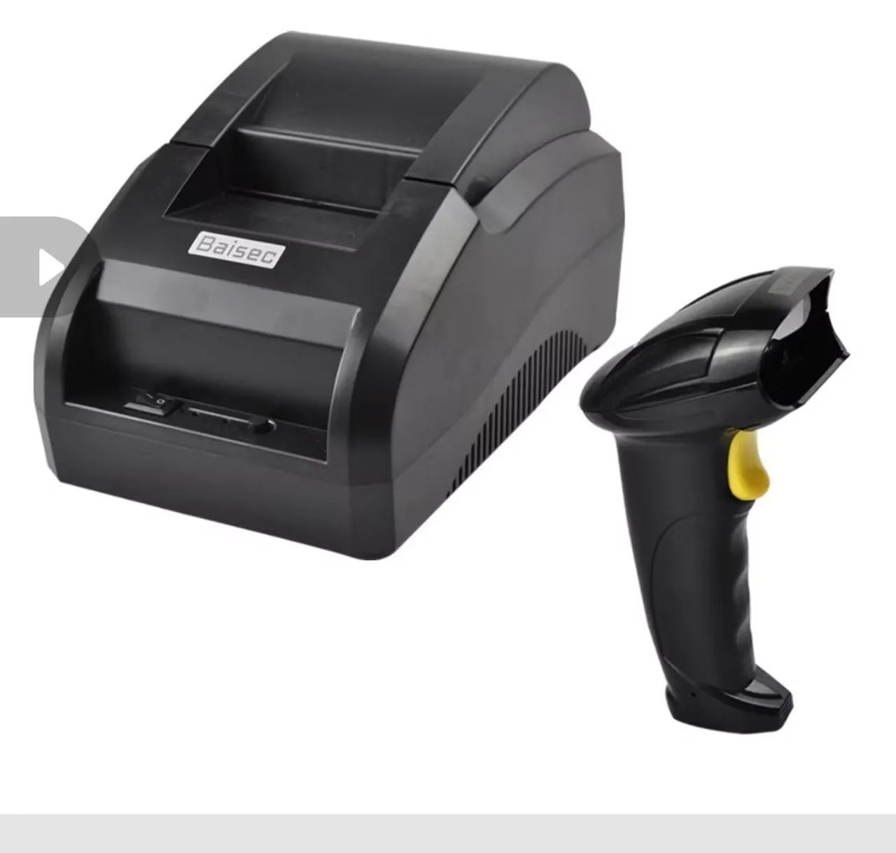 Impressora térmica + leitor de código de barras 