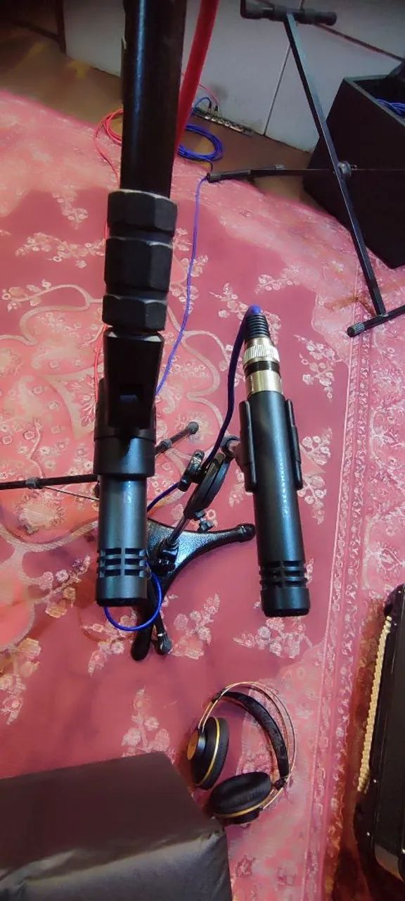 PAR DE MICROFONES  SENHEISER E 614 MUITO NOVO  - Foto 2