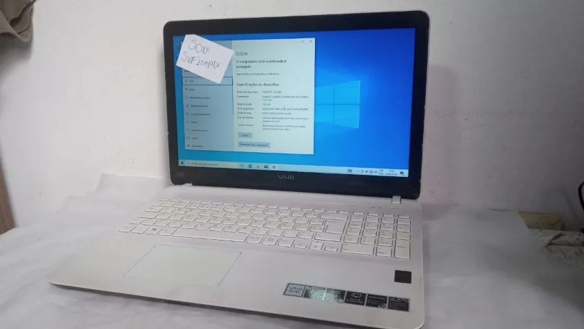 Notebook Sony i5+4gb Ram Model-15.6 Vaio Svf153F11X usado.