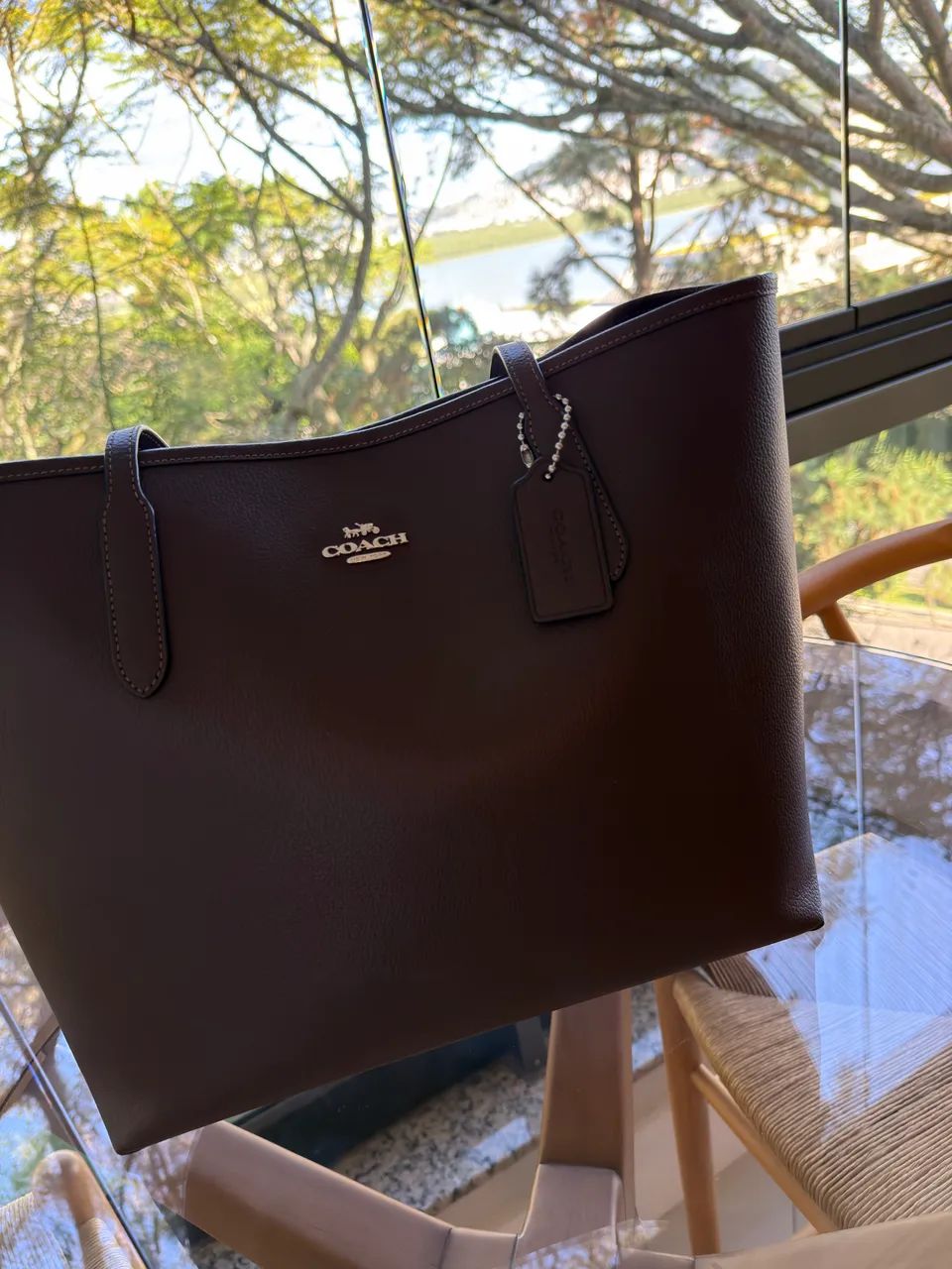 Bolsa de couro da Coach original! LINDÍSSIMA!!