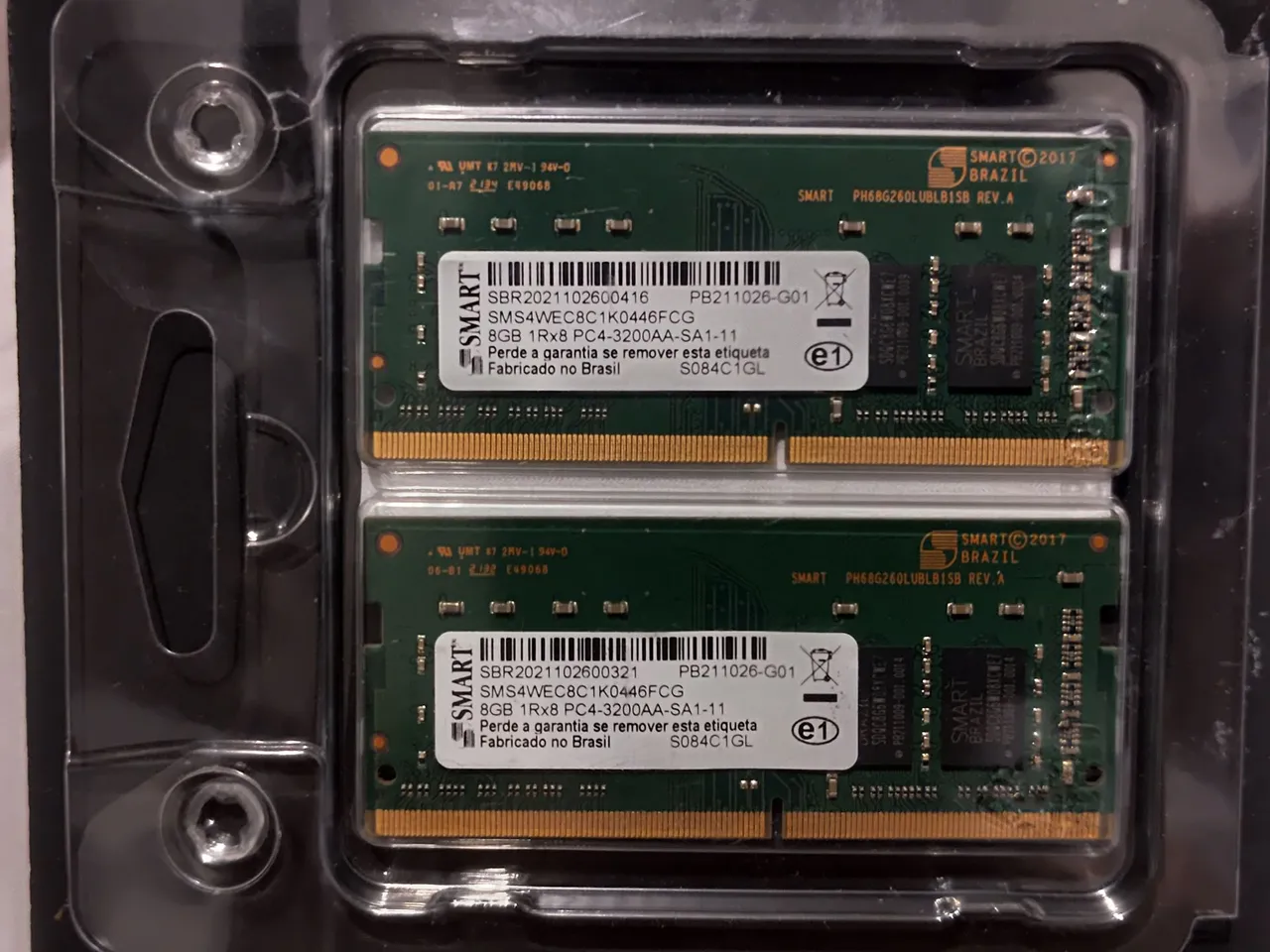 1 x 16GB Memória Micron DDR4 2666 SDRAM SO-DIMM para notebook