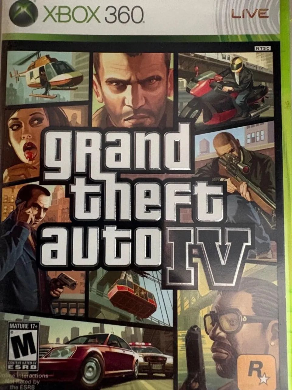 GTA 4 GRAN THEFT AUTO IV XBOX 360