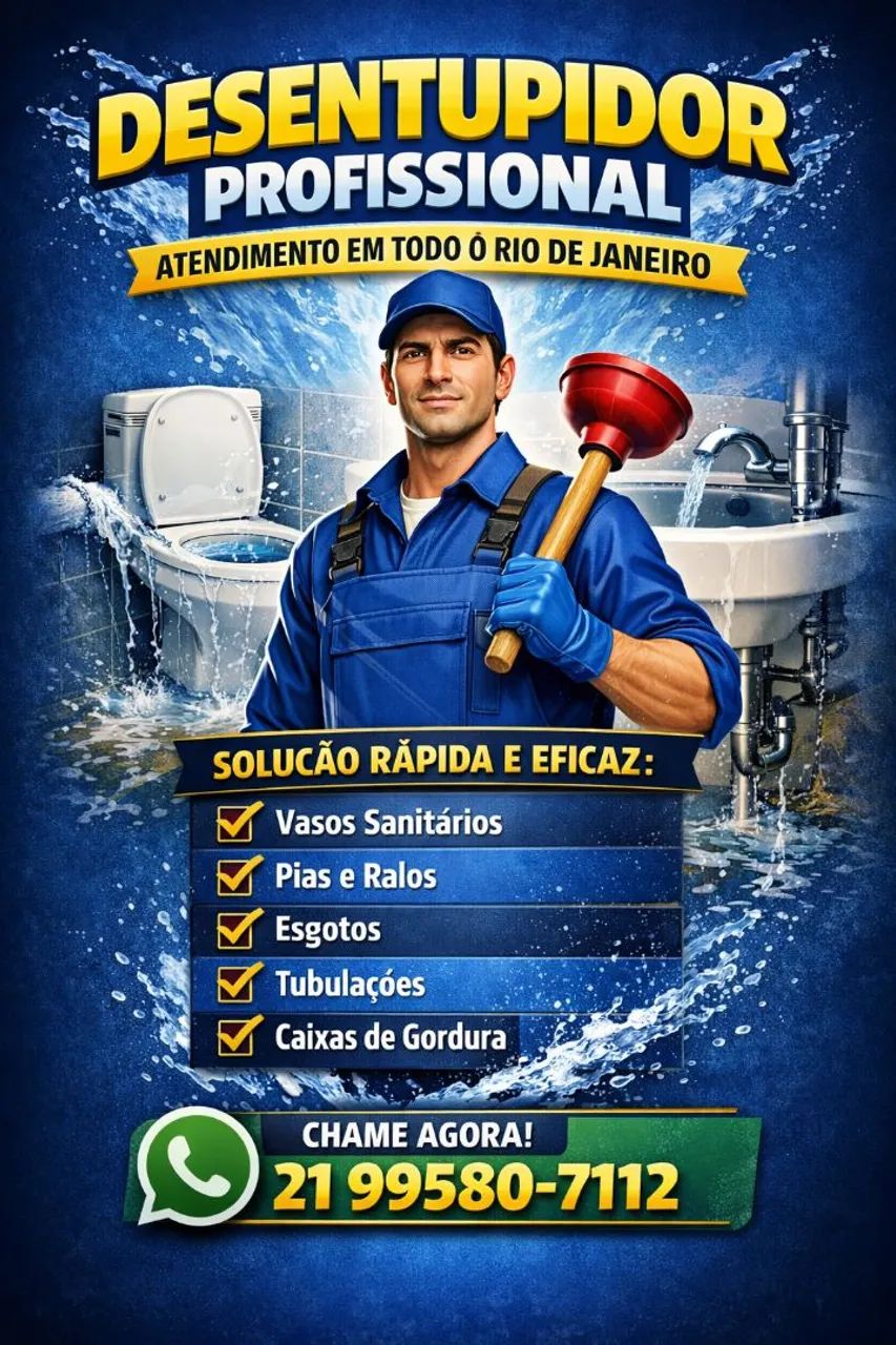 Desentupidor Rio de Janeiro 