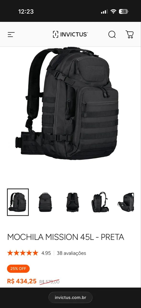 Mochila invictus 45L - Foto 2
