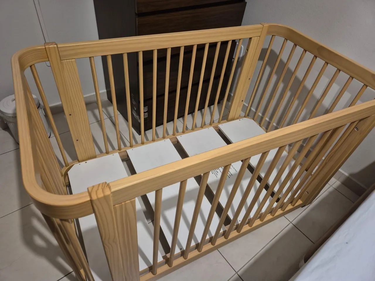 Berço Evolutivo 3 em 1 Quater Móveis - acompanha o crescimento do bebê!